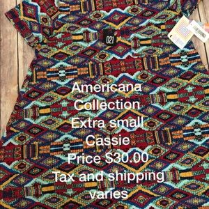 Lularoe Americana Collection Carly